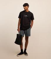 Bermuda Mescla com Cós Elástico e Amarração - 2