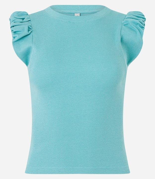 Blusa Básica em Ribana com Franzido na Cava - 2