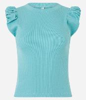 Blusa Básica em Ribana com Franzido na Cava - 2