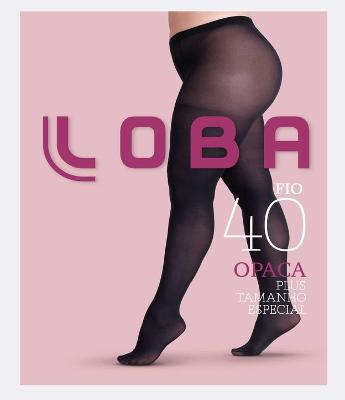 Meia Calça em Poliamida Fio 40 Loba Curve & Plus Size