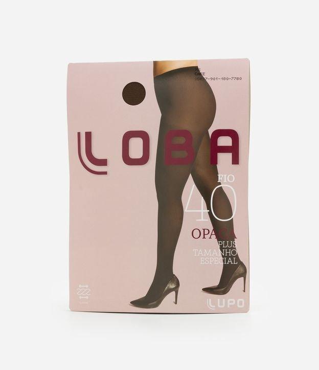 Meia Calça em Poliamida Fio 40 Loba Curve & Plus Size - 1