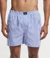 Cueca Samba Canção em Tricoline com Estampa de Listras - 1