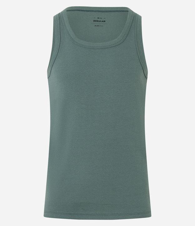 Regata Regular Básica em Ribana de Algodão - 2