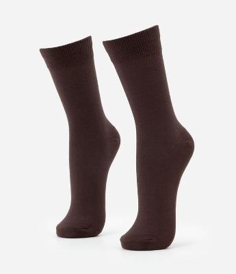 Meia Cano Médio em Viscose Texturizada