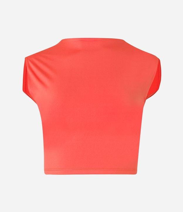 Blusa em Jersey com Costas Abertas e Sem Mangas - 1