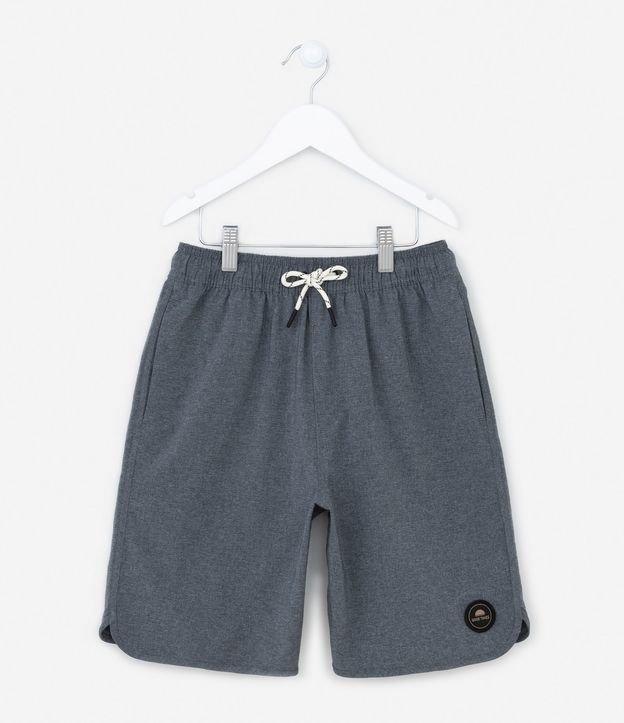 Bermuda Infantil Mesclada com Amarração - Tam 05 a 14 Anos - 1