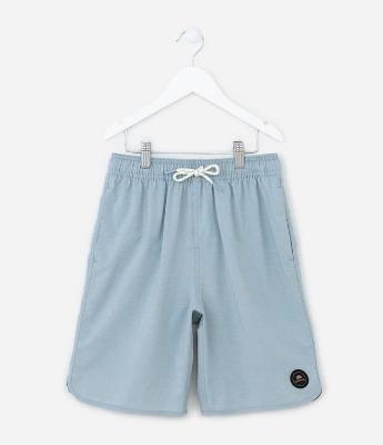 Bermuda Infantil Mesclada com Amarração - Tam 05 a 14 Anos