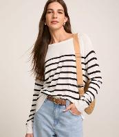 Suéter em Tricô com Estampa Listrada - 3