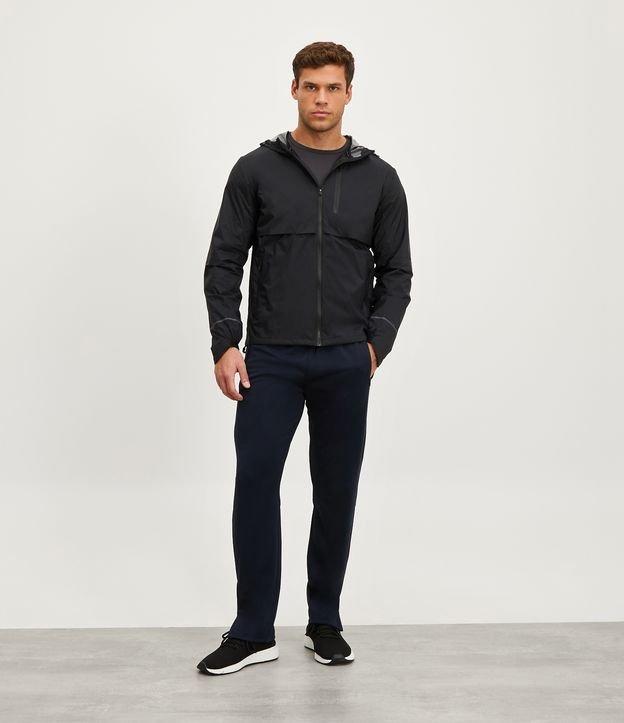 Calça Esportiva com Faixa Laterais e Zíper na Barra - 1