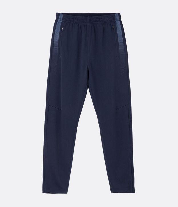 Calça Esportiva com Faixa Laterais e Zíper na Barra - 2