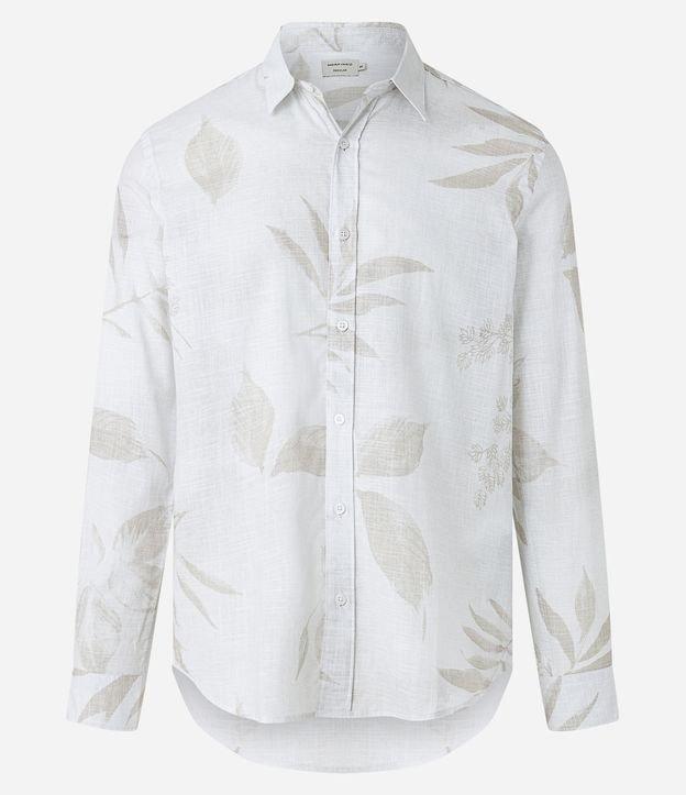 Camisa Regular em Voal com Estampa Floral - 2