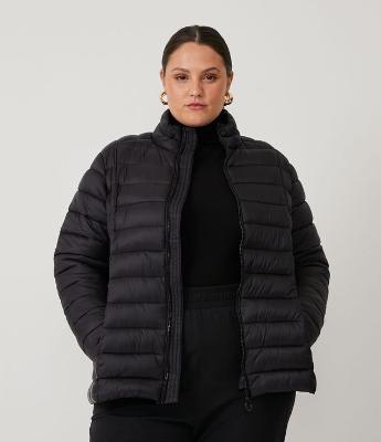 Jaqueta Puffer em Poliamida Curve & Size Plus