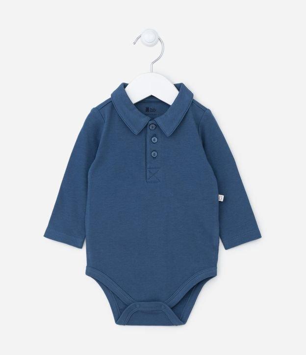 Body em Ribana Infantil Manga Longa - Tam RN a 24 meses - 1