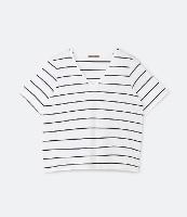 Blusa com Gola V e Estampa Listrada Curve & Plus Size - 2