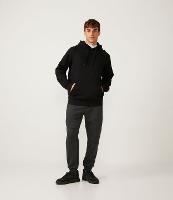 Calça Jogger em Moletom com Estampa Texturizada - 1