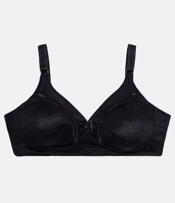 Sutiã sem Bojo com Aro Básico em Microfibra com Alta Sustentação DelRio