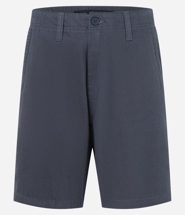 Bermuda Slim Alfaiataria em Sarja com Bolsos - 1