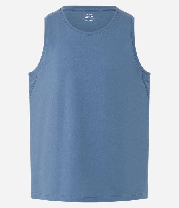 Regata Esportiva em Algodão Peruano com Gola Redonda - 1