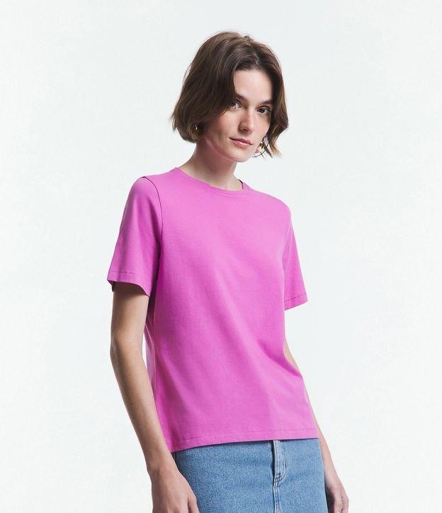 Camiseta Básica em Algodão Peruano com Manga Curta - 1