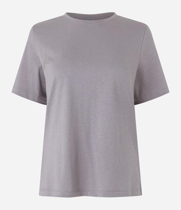 Camiseta Básica em Algodão Peruano com Manga Curta - 1