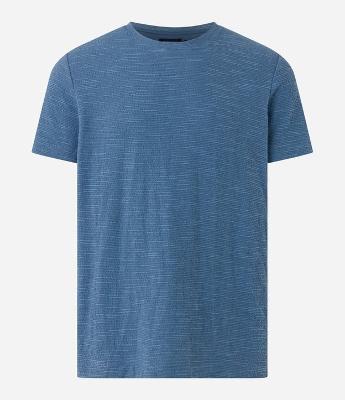 Camiseta Regular em Malha Texturizada