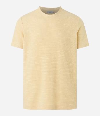 Camiseta Regular em Malha Texturizada