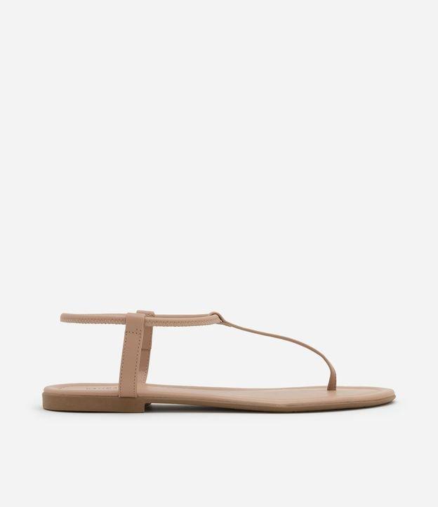 Sandália Rasteira Fio com Fechamento Elástico - 1