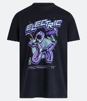 Camiseta em Meia Malha Estampa Balão de Cachorro Esqueleto - 2