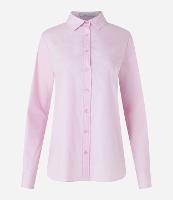 Camisa em Tricoline com Abotoamento e Punho Largo - 1