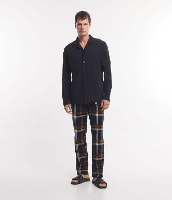 Calça de Pijama com Estampa Xadrez Grid
