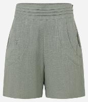 Short Reto em Viscolinho com Detalhe no Cós e Bolsos - 2