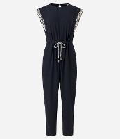 Macacão em Viscose com Cava em Retilínea e Amarração na Cintura - 3