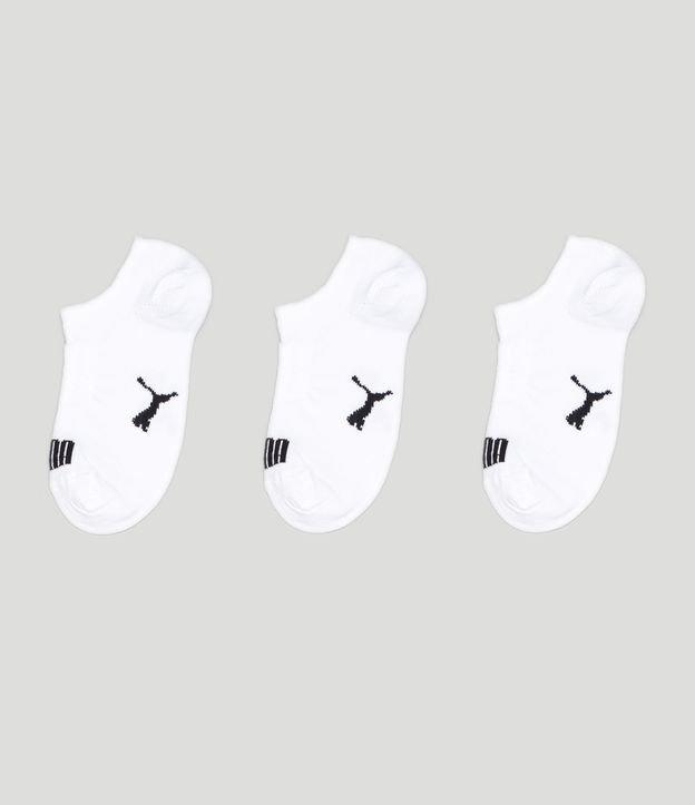 Kit 3 Pares de Meias Infantis Invisíveis Puma - Tam 25 ao 39 - 1