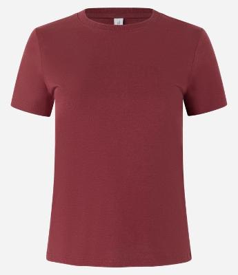 Camiseta Regular Básica em Algodão