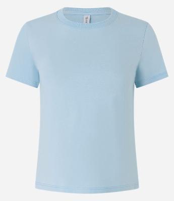 Camiseta Regular Básica em Algodão