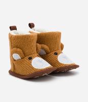 Bota Infantil com Pelinhos e Bordado de Ursinho - Tam 0 a 18 meses - 1