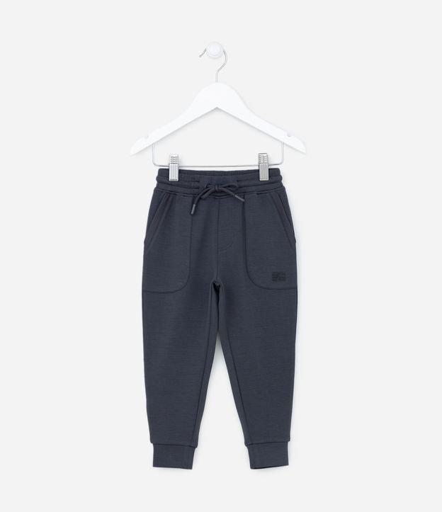 Calça Infantil em Modal com Estampa em Lettering - Tam 1 a 4 anos - 1