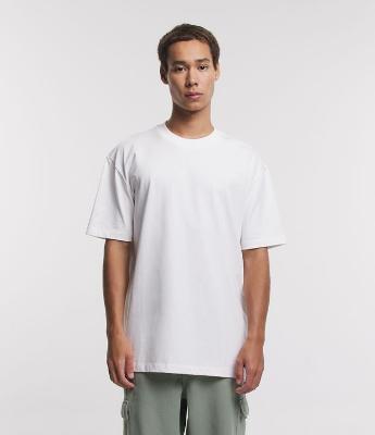 Camiseta Relaxed em Algodão com Efeito Pesado