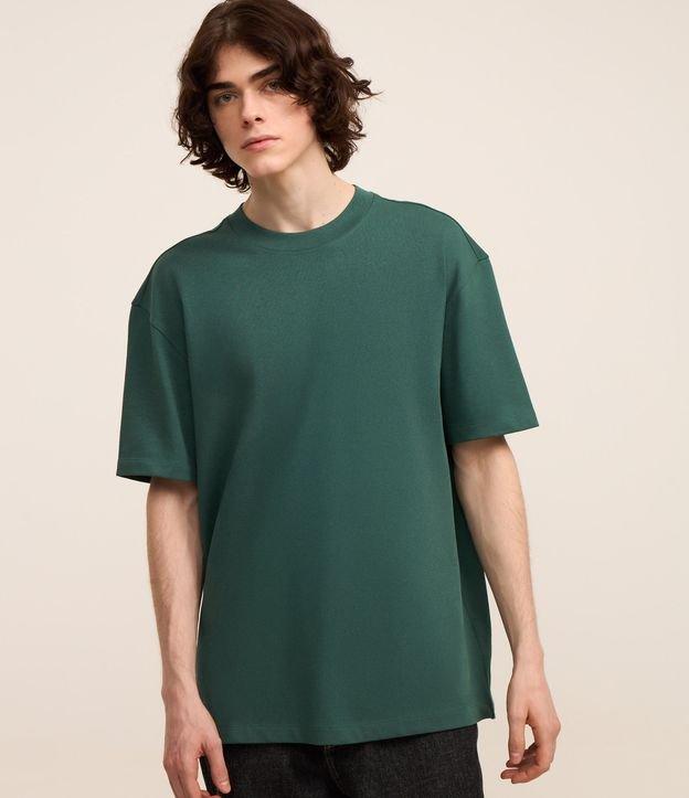 Camiseta Relaxed em Algodão com Efeito Pesado - 3