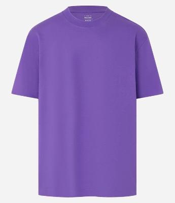 Camiseta Relaxed em Algodão com Efeito Pesado