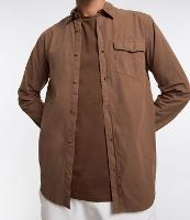 Camisa Manga Longa em Sarja com Bolsos - 2