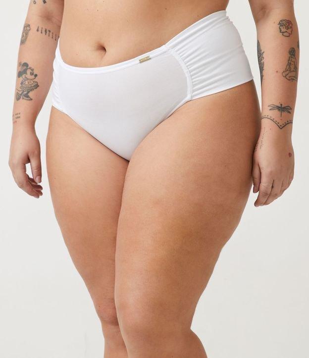 Calcinha Biquíni com Lateral Drapeada Curve & Plus Size - 1