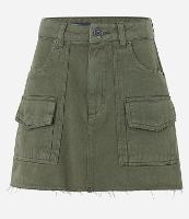 Saia Curta em Sarja com Bolsos Cargo - 2