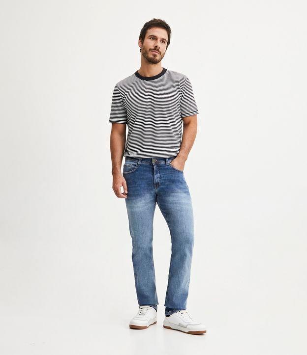 Calça Slim Básica Jeans com Elastano - 1