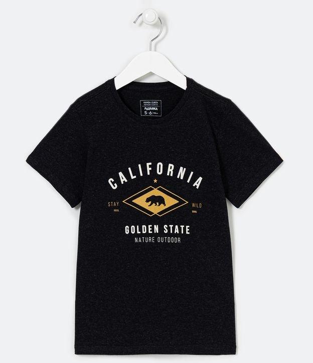 Camiseta Infantil Estampa California - Tam 5 a 14 anos - 1