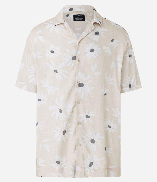 Camisa Relaxed em Ana Ruga com Textura e Estampa Floral - 2