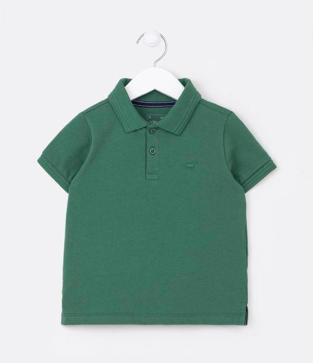 Camiseta Polo Infantil com Bordado - Tam 1 a 5 Anos - 1
