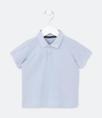 Camiseta Polo Infantil com Bordado - Tam 1 a 5 Anos