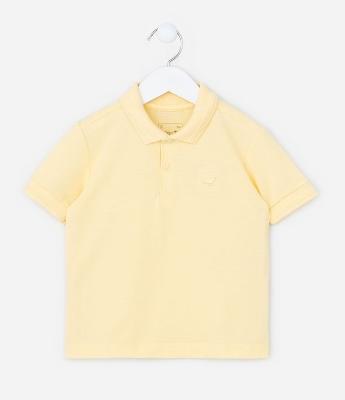 Camiseta Polo Infantil com Bordado - Tam 1 a 5 Anos