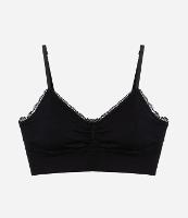 Sutiã Top Alongado em Microfibra com Bojo Removível e Sem Costura - 2